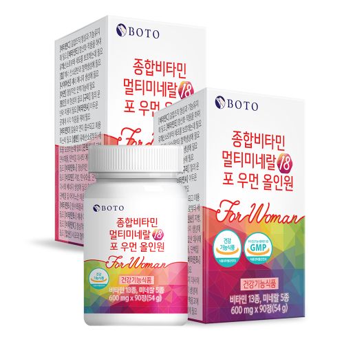 종합비타민 멀티미네랄 18 포 우먼 올인원
