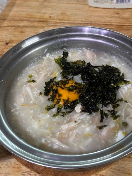 サジョ風鶏むね肉オートミールおかゆのサムネイル