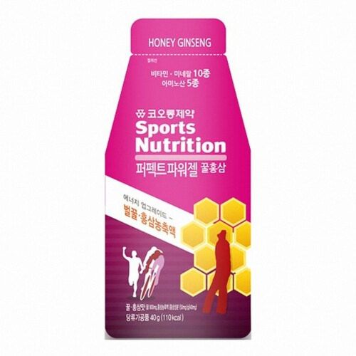 스포츠 뉴트리션 퍼펙트 파워젤 꿀홍삼맛 40g