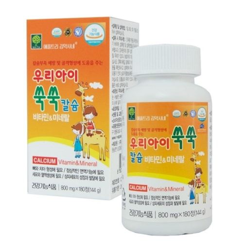 애플트리김약사네 우리아이 쑥쑥 칼슘 비타민 앤 미네랄