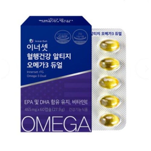 이너셋 혈행건강 알티지 오메가3 듀얼
