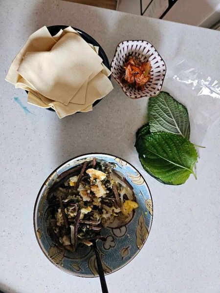 古漬けナムルのビビンバのサムネイル