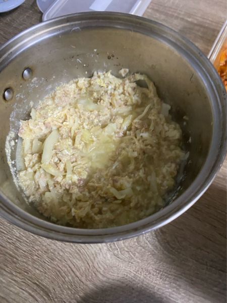 오트밀 양배추 참치 계란죽의 썸네일