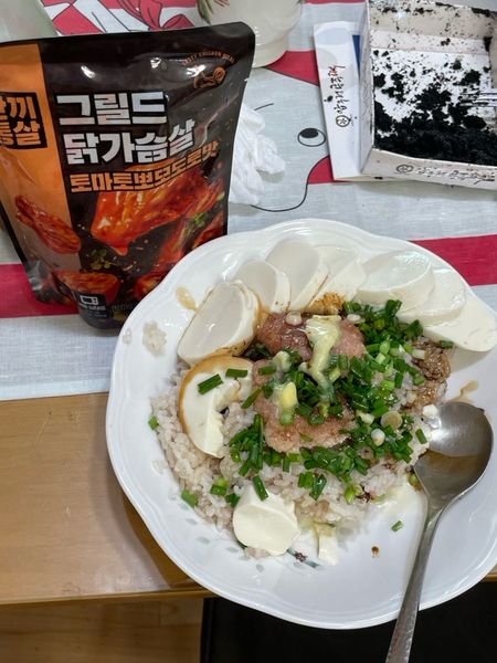 おぼろ豆腐と明太子バター醤油ご飯のサムネイル