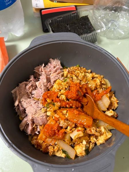 豆腐とツナのチャーハンのサムネイル
