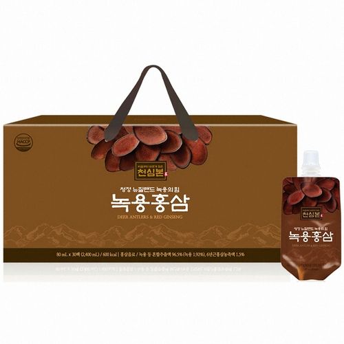 천심본 녹용홍삼 80ml