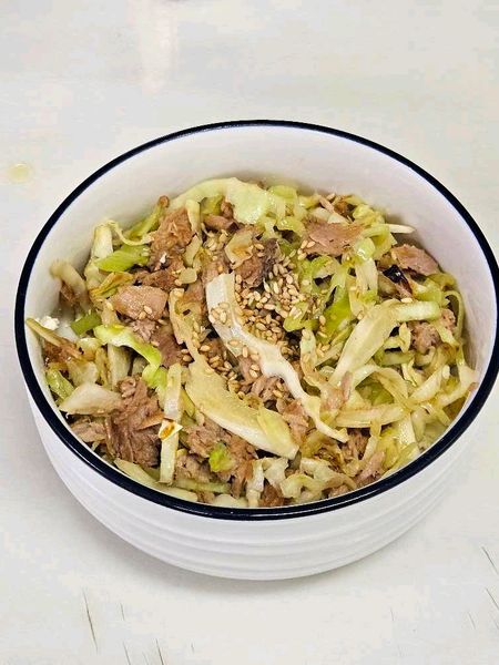 キャベツ・ツナ・豆腐丼のサムネイル