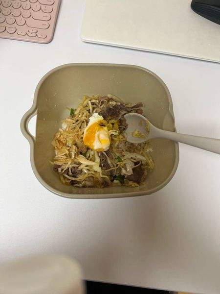 牛バラ肉とキャベツのチャーハンのサムネイル