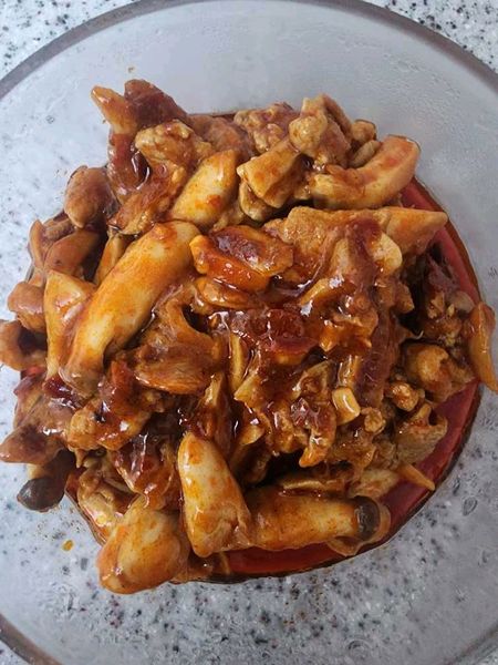 きのこと豚肉のラージョー炒めのサムネイル