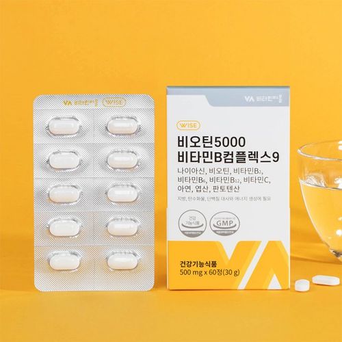 와이즈 비오틴 5000 비타민B 컴플렉스9
