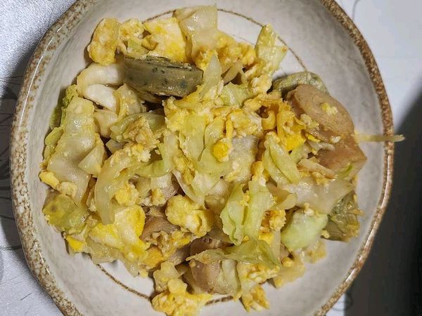 Thumbnail of Chicken Breast Sausage Cabbage Egg Stir-fry