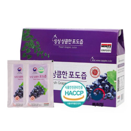 싱싱 상큼한 포도즙
