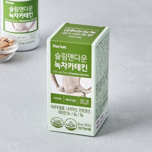 슬림앤다운 녹차카테킨