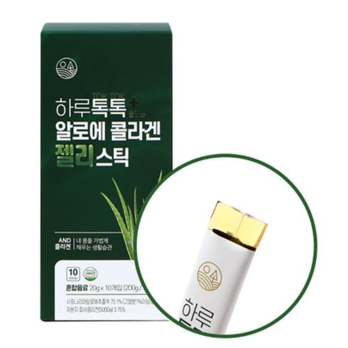 하루톡톡 플러스 알로에 콜라겐 젤리 스틱