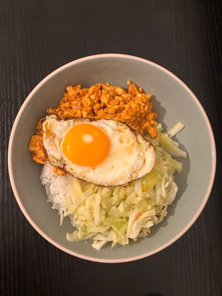 キャベツ豆腐丼のサムネイル