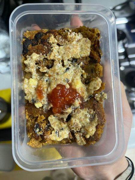 高タンパク 柿とニューヨークチーズパウンドケーキのサムネイル