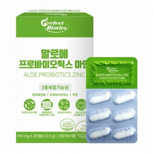 퍼펙트바이오틱스 알로에 프로바이오틱스 아연