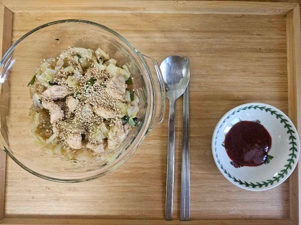 醤油鶏むね肉蒸し煮のサムネイル