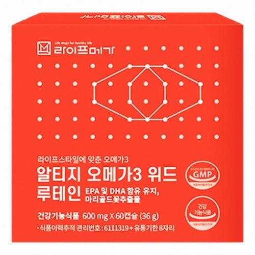 라이프메가 알티지 오메가3 위드 루테인