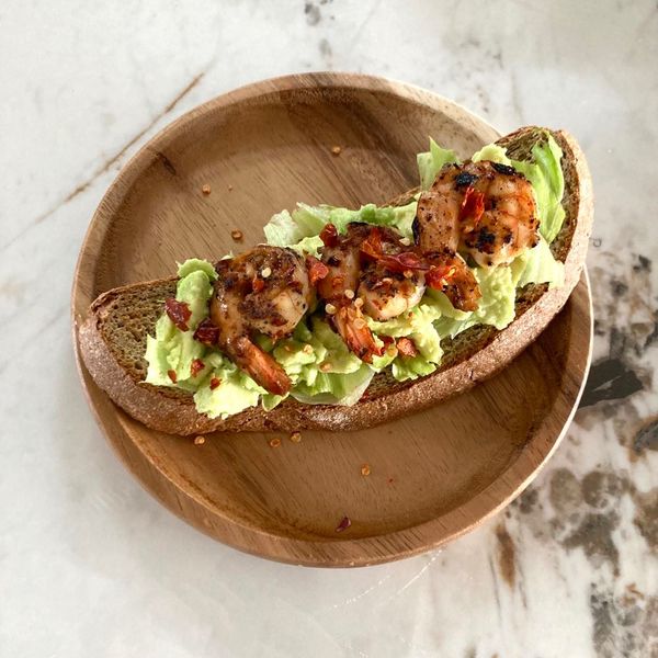 아보카도 새우 오픈 샌드위치🥑🥪의 썸네일