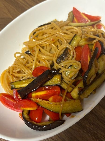 ナスのパスタのサムネイル