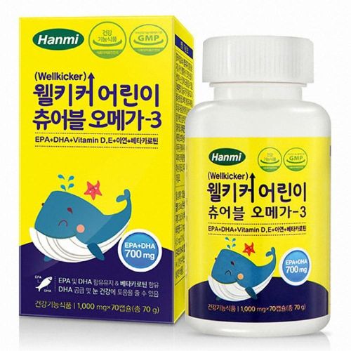 웰키커 어린이 츄어블 오메가-3