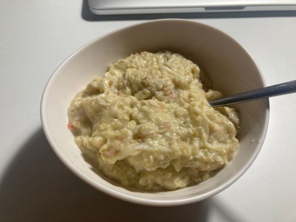 オートミール卵粥のサムネイル