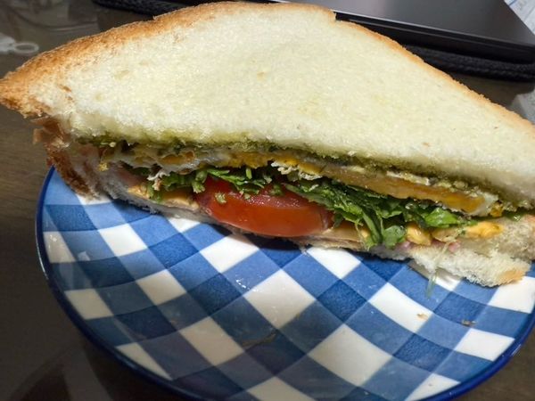 Thumbnail of Basil Arugula Bacon Sandwich