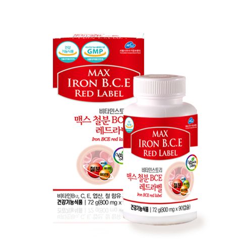 비타민스토리 맥스 철분 BCE 레드라벨