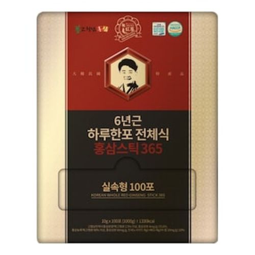 6년근 하루한포 전체식 홍삼스틱365