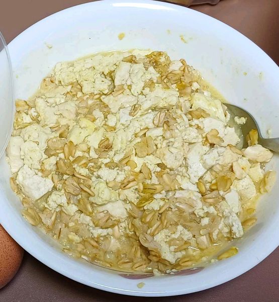 鶏むね肉とオートミール豆腐カレーお粥のサムネイル
