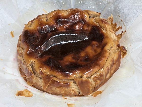 低脂肪バスクチーズケーキのサムネイル