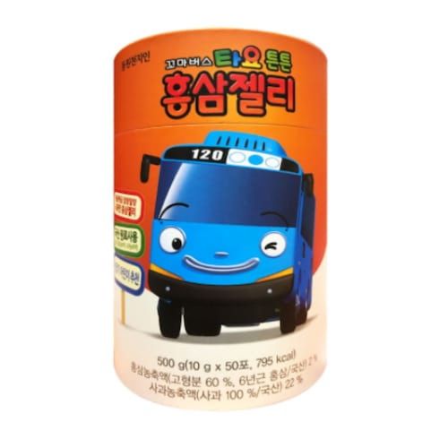 천지인 꼬마버스 타요 홍삼젤리 10g