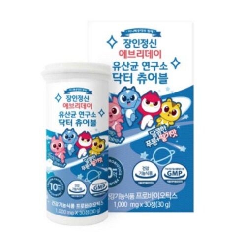 장인정신 에브리데이 유산균 연구소 닥터 츄어블