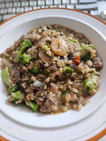 바질오트밀리조또(우둔살)의 썸네일