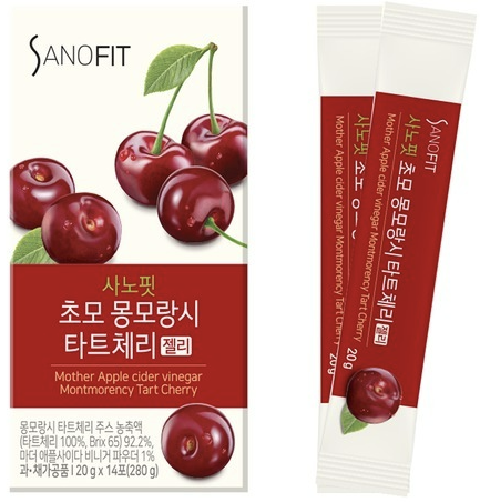 사노핏 초모 몽모랑시 타트체리 젤리