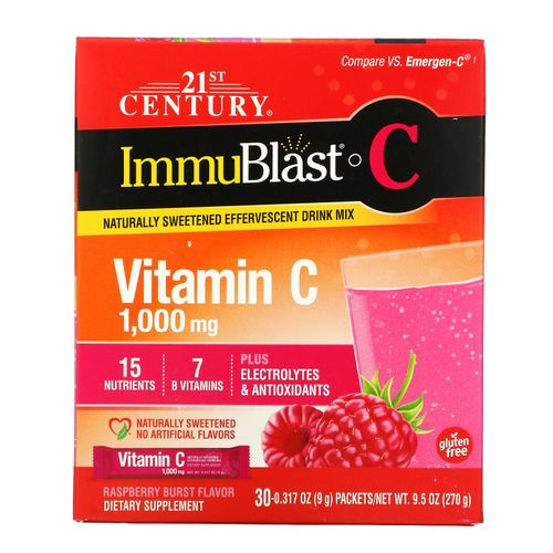 ImmuBlast-C 비타민C 1000mg 라즈베리버스트