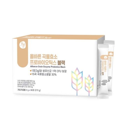 올바른 곡물효소 프로바이오틱스 블랙