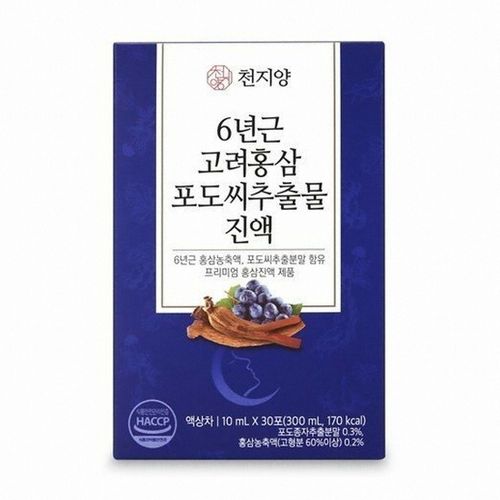 6년근 고려홍삼 포도씨추출물 진액 10ml