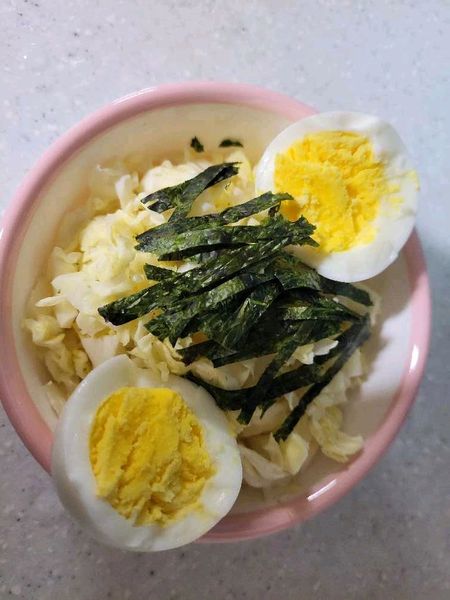 ミニョンの選ぶキャベツ・卵・海苔和えのサムネイル
