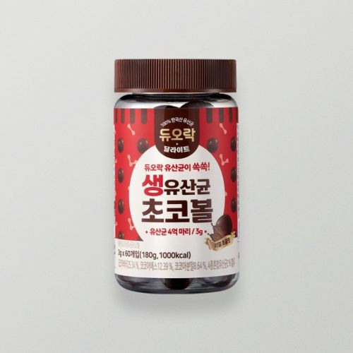 듀오락 딜라이트 생유산균 초코볼