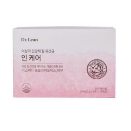 여성이 건강해 질 유산균 인 케어