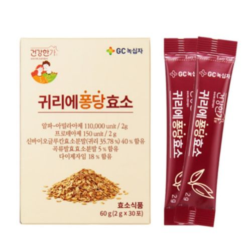 건강한가 귀리에 퐁당 효소