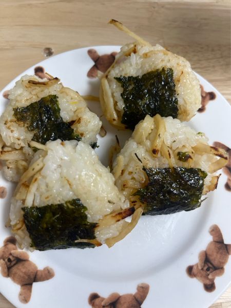 Thumbnail of Soy Sauce Jinmichae Rice Balls