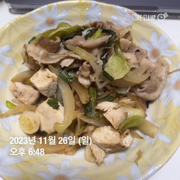 もやしとチンゲン菜の豚バラ炒めのサムネイル
