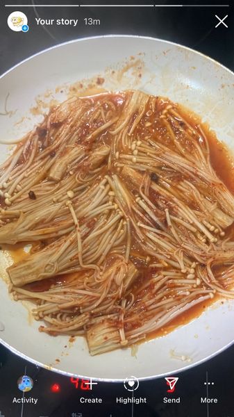 えのき茸のピリ辛煮のサムネイル