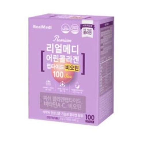 리얼메디 어린 콜라겐 펩타이드 비오틴100