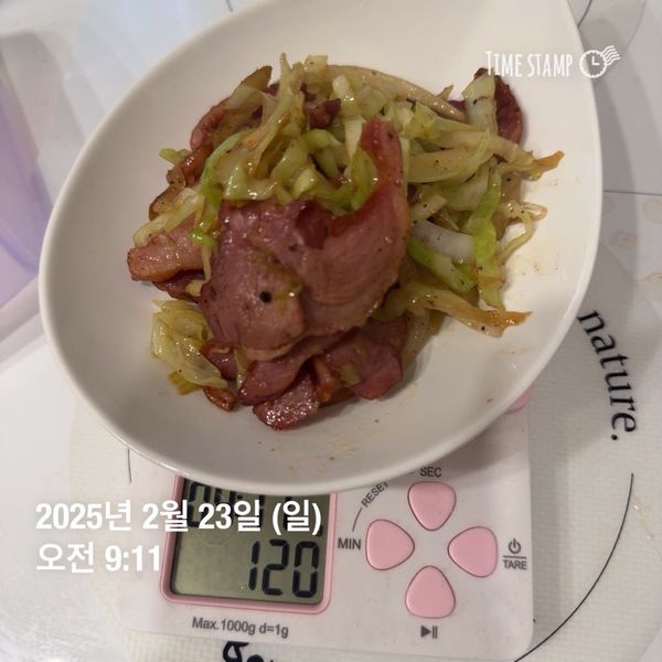 キャベツと鴨肉の炒め物のサムネイル