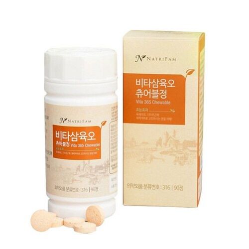 네이트리팜 비타삼육오 츄어블정