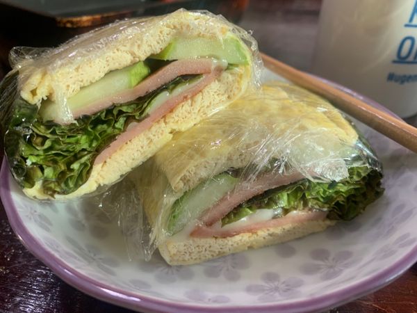 冷凍豆腐ハムチーズサンドイッチのサムネイル